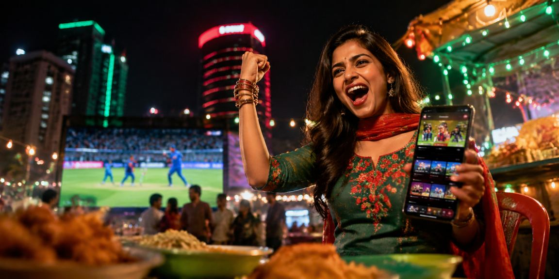 Players enjoying online lottery and betting during a festival in Chittagong