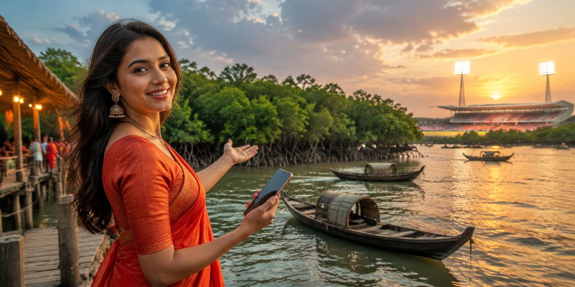 সিলেটে ক্রিকেট বেটিং উপভোগ করছেন একজন উৎসাহী দর্শক